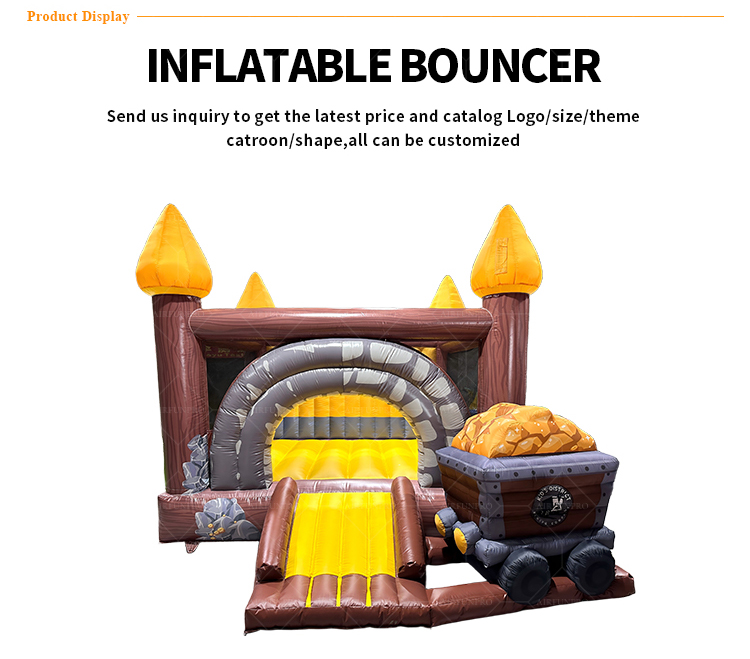 Commercial Amusement Park Jumping Castle Kids Inflatable Bounce House AirFunPro PVC Tarpaulin Eco-Friendly