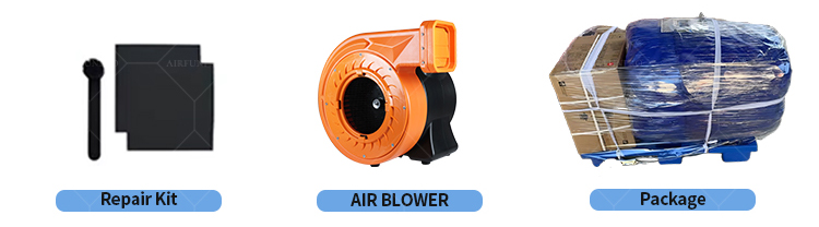 Commercial Amusement Park Jumping Castle Kids Inflatable Bounce House AirFunPro PVC Tarpaulin Eco-Friendly