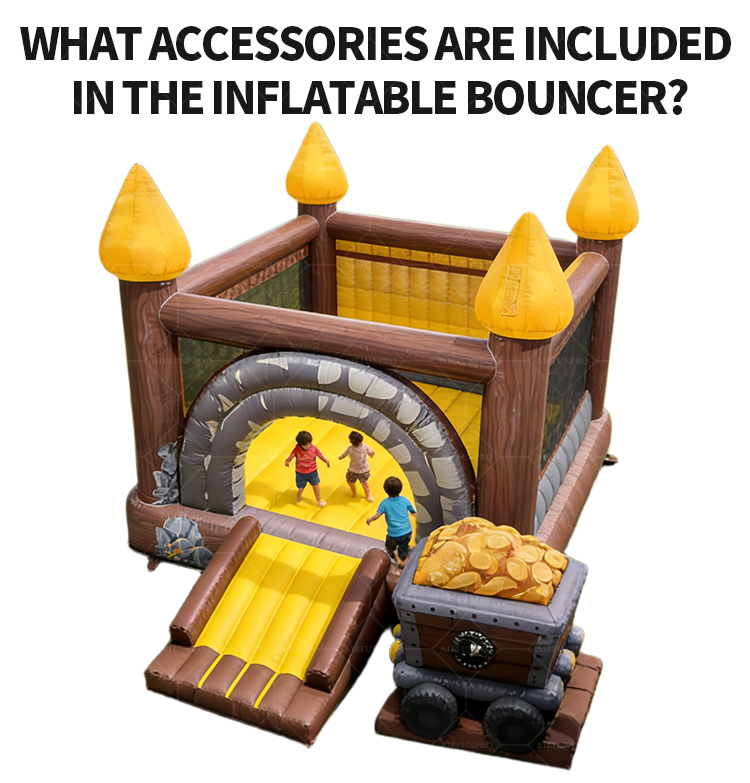 Commercial Amusement Park Jumping Castle Kids Inflatable Bounce House AirFunPro PVC Tarpaulin Eco-Friendly