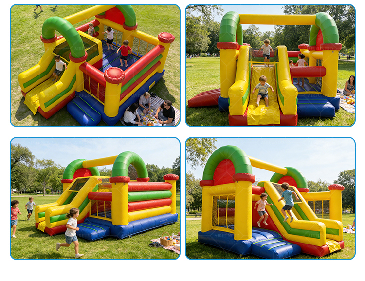 Inflatable Bouncy Castle Commercial Bounce House PVC Tarpaulin Eco-Friendly Wholesale Jumping Castles for Party