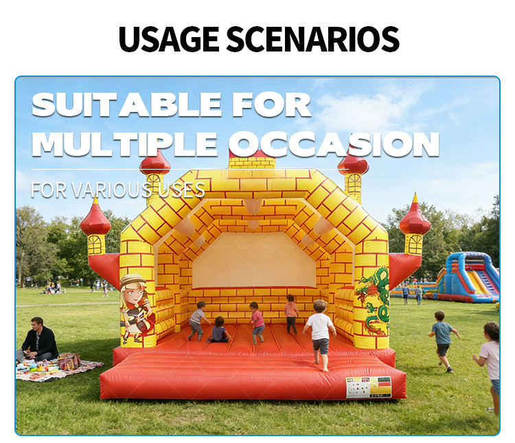 New Design Eco-Friendly PVC Tarpaulin Outdoor Inflatable Bounce Jumping Castle for Kids Playground