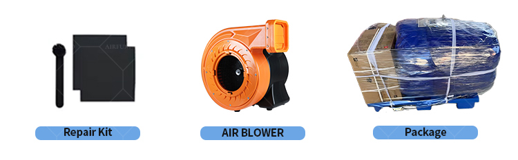 Eco-Friendly PVC Tarpaulin Bouncy Castle Inflatable Bounce Outdoor Jump House for Kids 4-Person