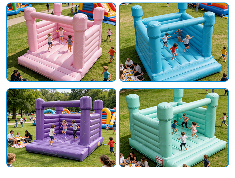 Eco-Friendly PVC Tarpaulin Bouncy Castle Inflatable Bounce Outdoor Jump House for Kids 4-Person