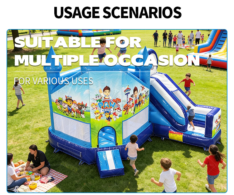 Eco-Friendly PVC Tarpaulin Bouncy Castle Outdoor Jump House Inflatable Bouncer for Kids