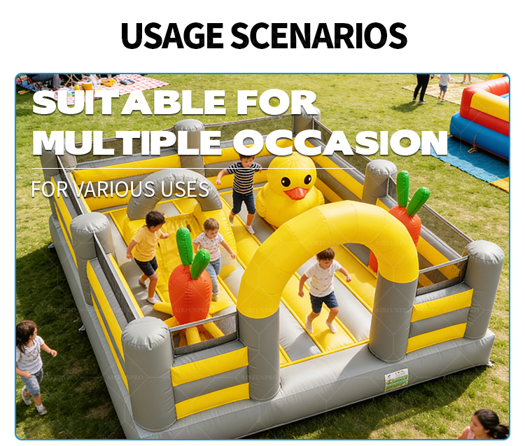 Eco-Friendly PVC Inflatable Bouncy Castle Jump House for Outdoor Use Customizable Size for Parties