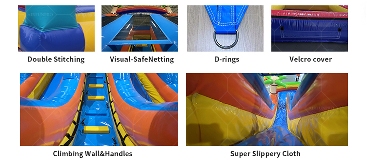 100% PVC Inflatable Bounce House Combo and Slide with Eco-Friendly Material Customizable Size for Party Rentals