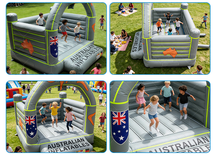 100% PVC Inflatable Bounce House Combo and Slide with Eco-Friendly Material Customizable Size for Party Rentals