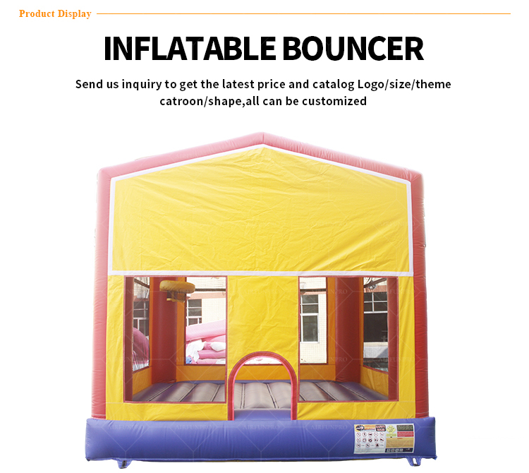 100% PVC Tarpaulin Eco-Friendly Inflatable Bounce House Combo and Slide with Customizable Size for Party Rentals