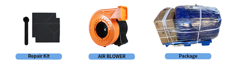 100% PVC Tarpaulin Eco-Friendly Inflatable Bounce House Combo and Slide with Customizable Size for Party Rentals