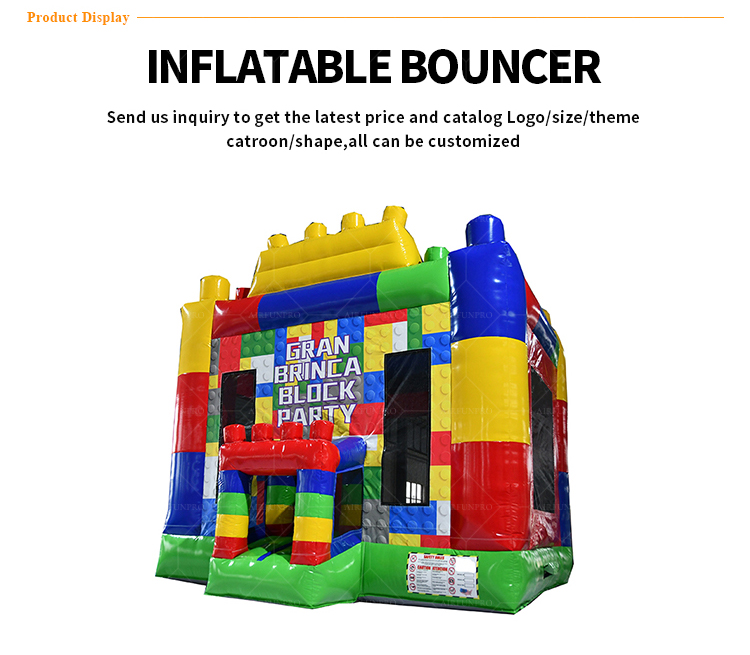 Inflatable Theme Bouncer Castle Commercial Jumping with Slide PVC Tarpaulin Eco-Friendly Party Bouncing Slide Combo