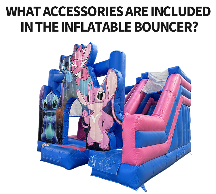 Inflatable Bouncy House with Slide Eco-Friendly PVC Material Customizable Size for Commercial Party Use