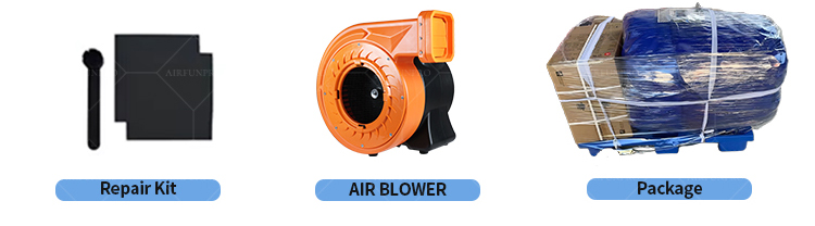 PVC Tarpaulin Inflatable Bounce House for Party Rentals Outdoor Use Customizable Size