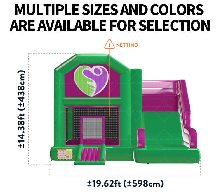 Commercial Inflatable Bounce House Bouncy Castle-PVC Tarpaulin Material Customizable Size for Parties Rentals Birthday