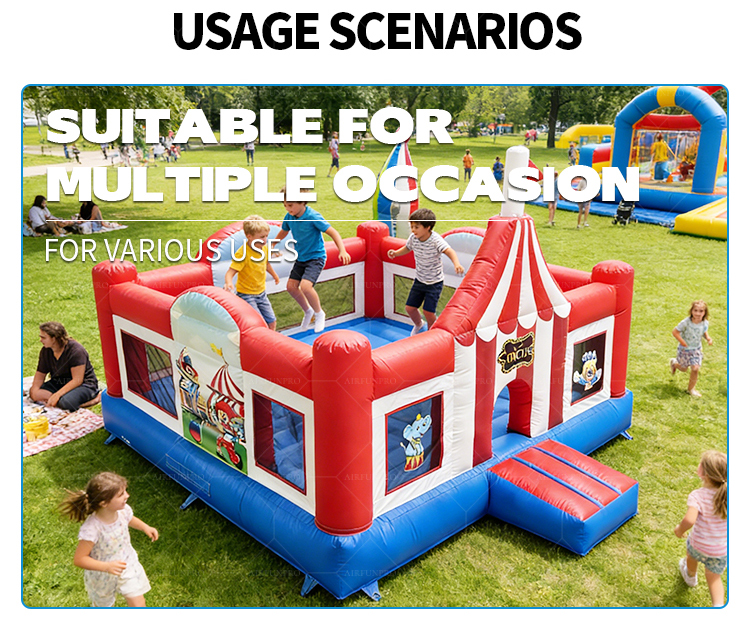 PVC Tarpaulin Castle Inflatable Bounce House Slide Jumper Combo-Eco-Friendly Customizable Size for Commercial Parties