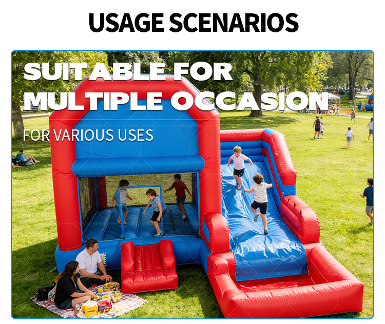 High Quality AirFunPro PVC Tarpaulin Eco-Friendly Outdoor Commercial Inflatable Bounce House Jumping Castle Bouncer