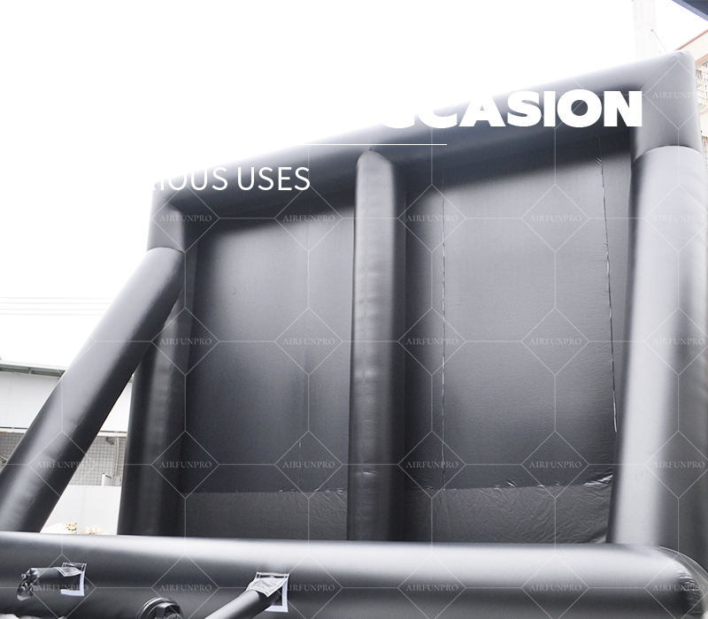 Giant PVC Inflatable Snow Globe Outdoor Portable Cinema Film Live Broadcast for Football Matches