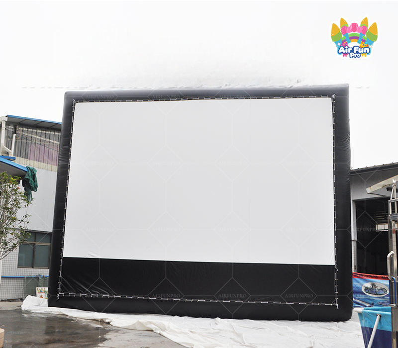 Giant PVC Inflatable Snow Globe Outdoor Portable Cinema Film Live Broadcast for Football Matches