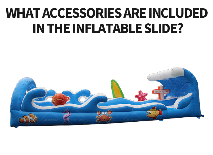 Blue Ocean Themed Inflatable Slide: Non-Stop Fun for Beach