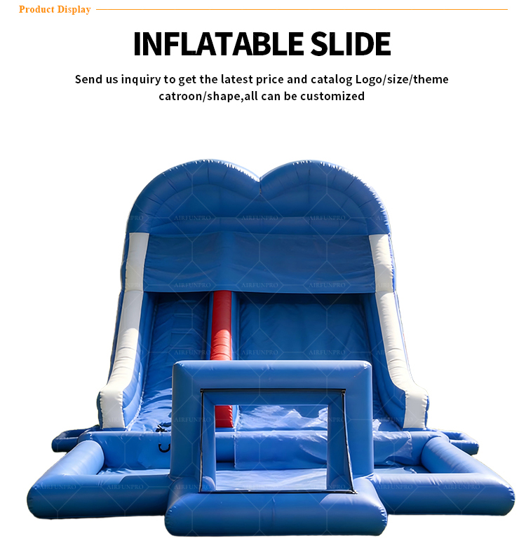 Ultimate Blue Inflatable Slide: The Perfect Summer Backyard Adventure!