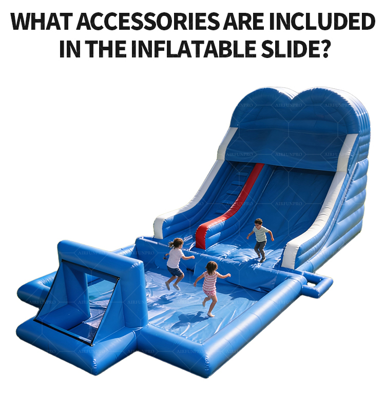 Ultimate Blue Inflatable Slide: The Perfect Summer Backyard Adventure!