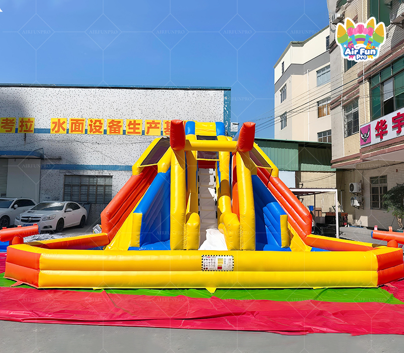 OEM/ODM Multi-Lane Water Slide: Durable Craftsmanship for Commercial Use