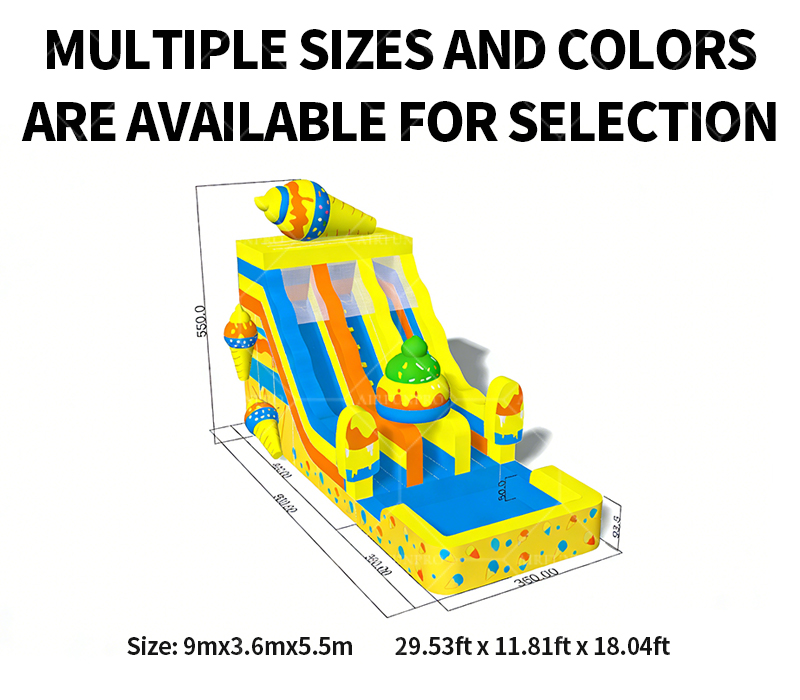 Ice Cream Cone Inflatable Water Slide: Sweet Slides for Summer!