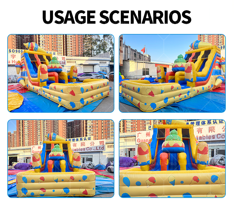 Ice Cream Cone Inflatable Water Slide: Sweet Slides for Summer!