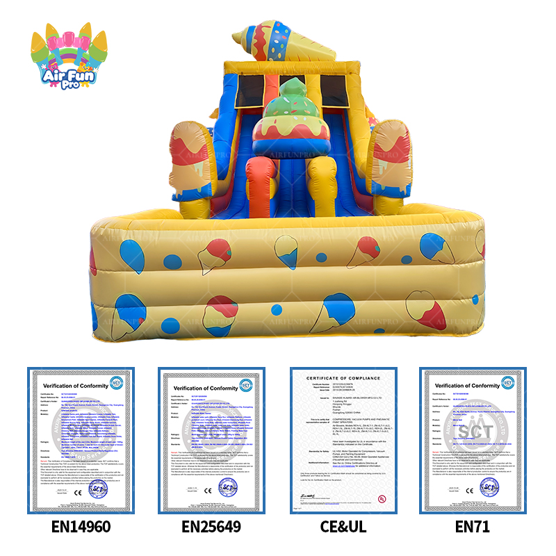 Ice Cream Cone Inflatable Water Slide: Sweet Slides for Summer!