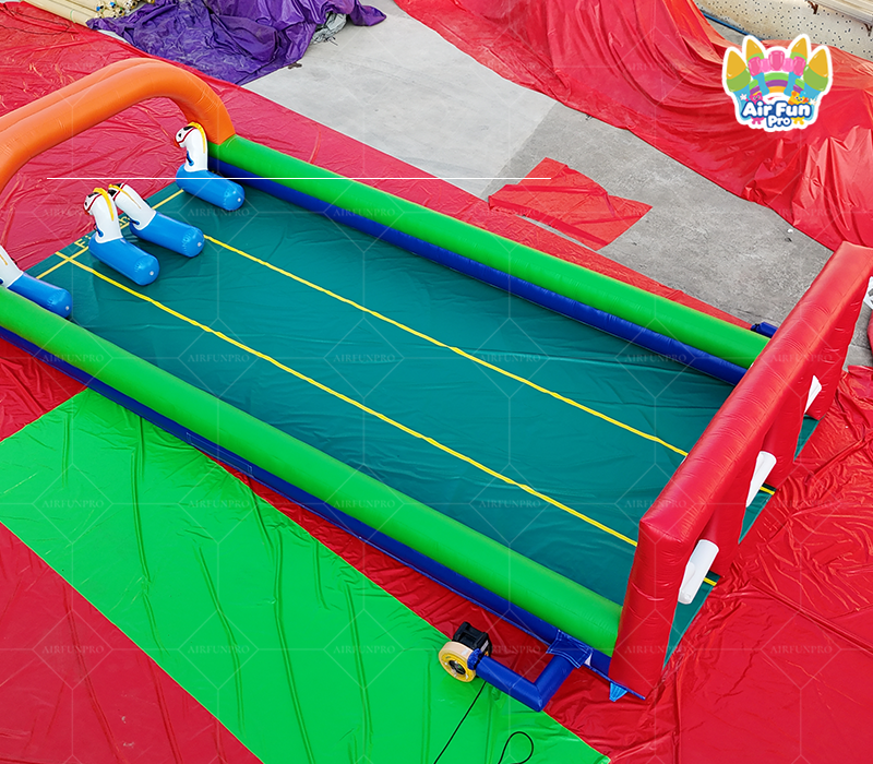 Kid Inflatable Derby Pony Race Riding for with PVC Material for Public Sports Park Use