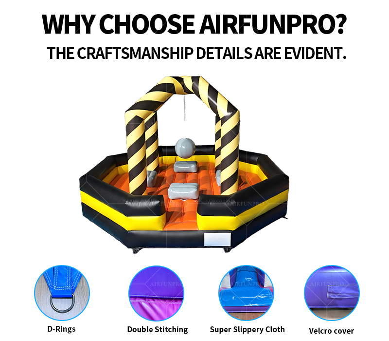 Giant Sweeper Ball Inflatable Arena: The Ultimate Balance Test!