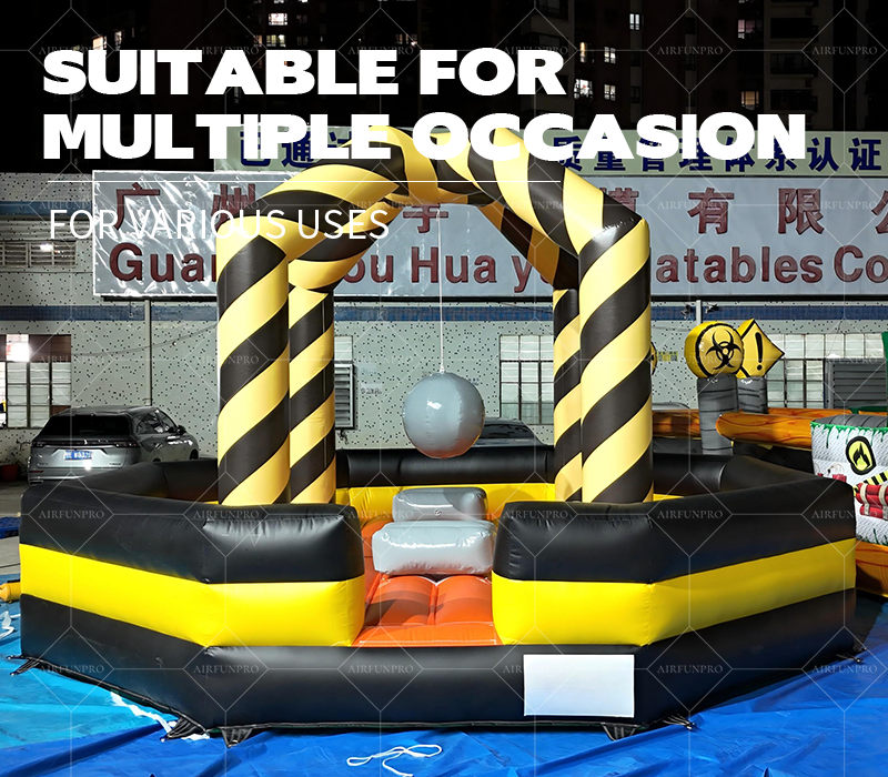 Giant Sweeper Ball Inflatable Arena: The Ultimate Balance Test!