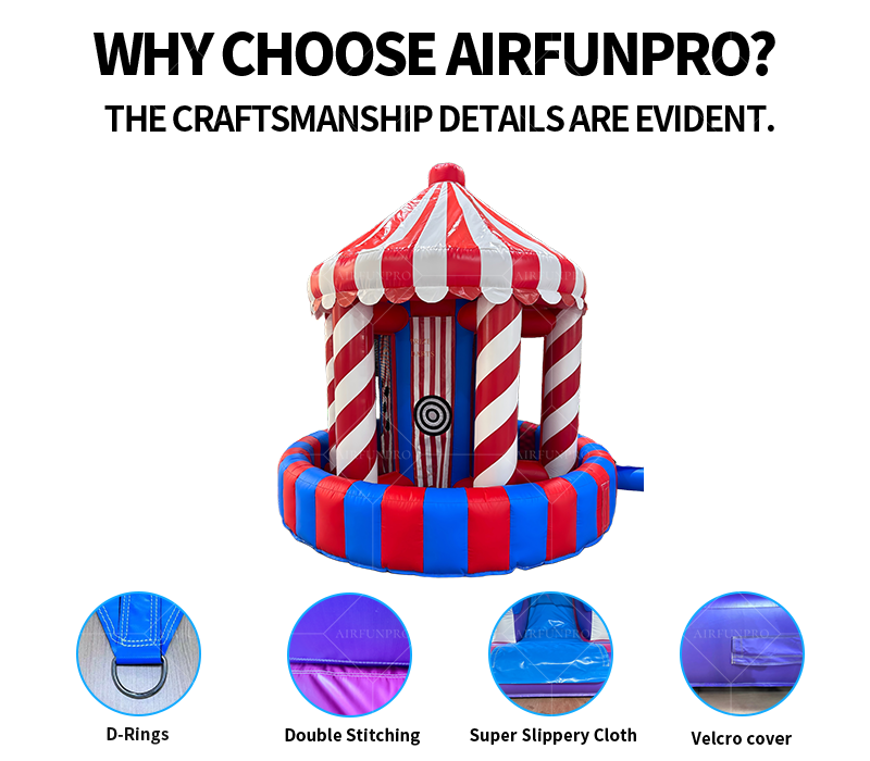 Giant Clown Inflatable Game: The Ultimate Carnival Challenge!