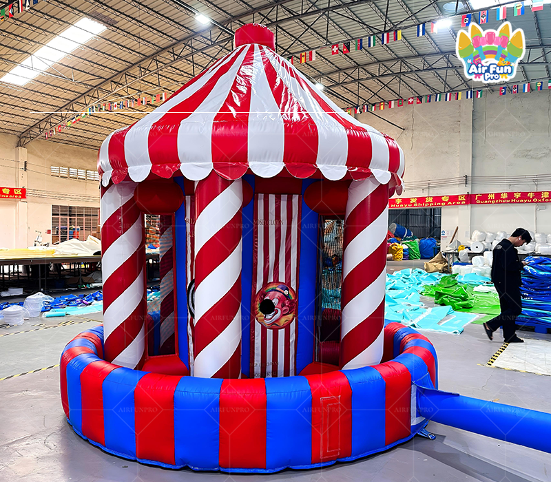 Giant Clown Inflatable Game: The Ultimate Carnival Challenge!