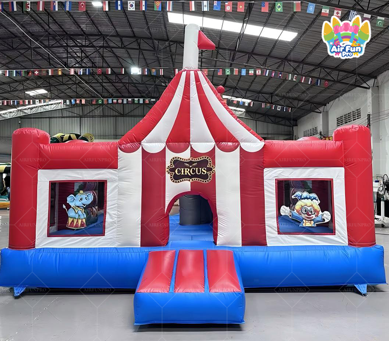 High Quality PVC Inflatable Castle Bouncy Jumping House Combo Slide for Kids-Sports Park