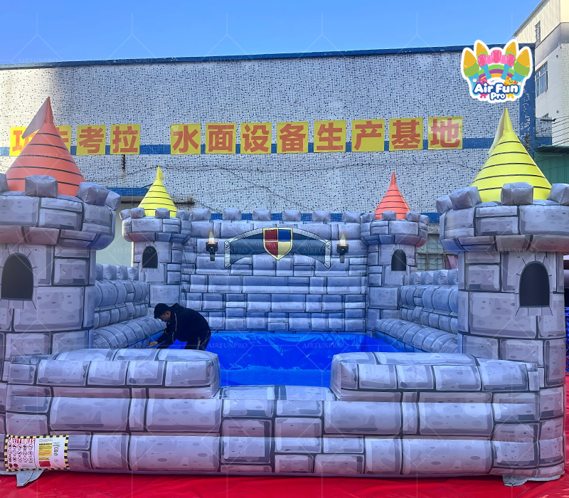 High Quality Inflatable Castle Bouncy Castle Jumping House Bouncer Combo Slide for Kids Trampoline Park Commercial Use With Swimming Pool