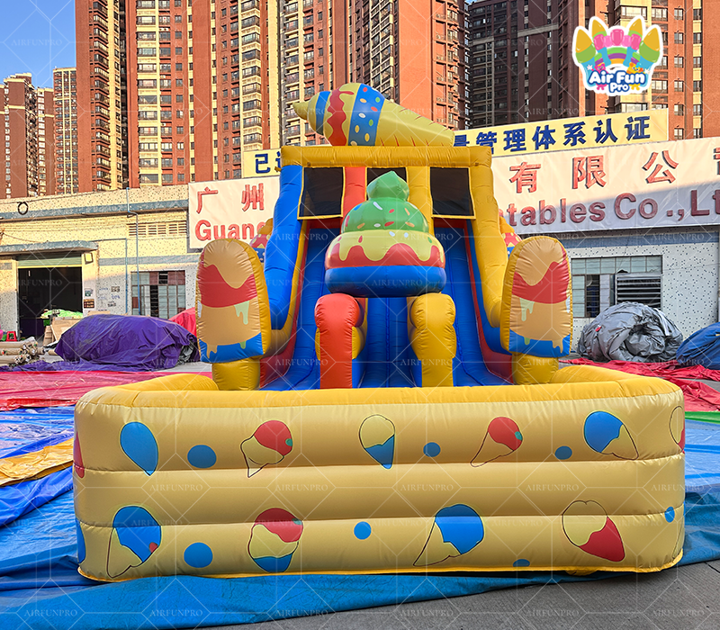 Small Size Colorful Inflatable Bouncer Slides Castillo Inflatable Bouncer Castle Combo for Backyard Trampoline Park Public Use
