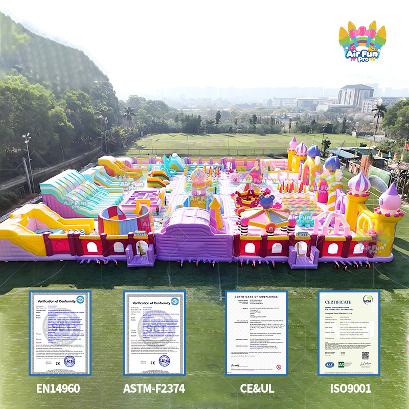 New 2,500 sqm Candy-Themed Inflatable Park Debuts in Canada, Setting a New Industry Standard