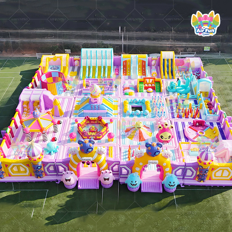 New 2,500 sqm Candy-Themed Inflatable Park Debuts in Canada, Setting a New Industry Standard