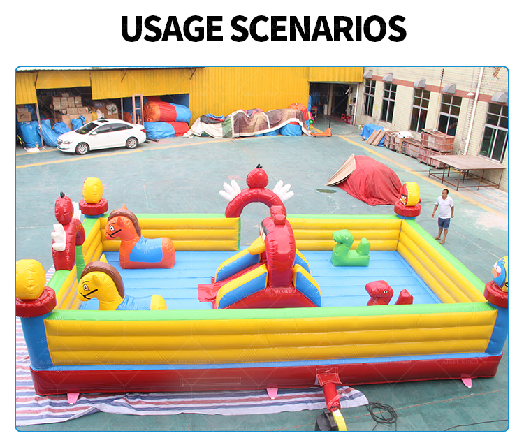AirFunPro Factory-Accurate PVC Tarpaulin Eco-Friendly Inflatable Adventure Playground Bouncy Castle Theme Park Atracciones for