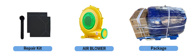 Outdoor Playground Inflatable Fun City Trampoline Bouncer Themed Amusement Park PVC Tarpaulin Eco-Friendly Castle