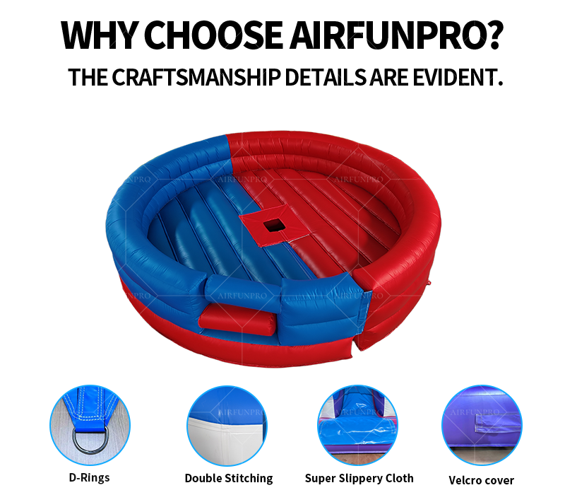 Durable Inflatable Cushion for Mechanical Bull Amusement Rides