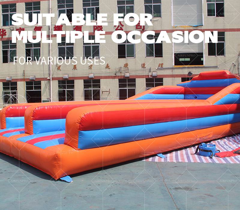Inflatable Bungee Run Challenge: Race to the Finish Line!