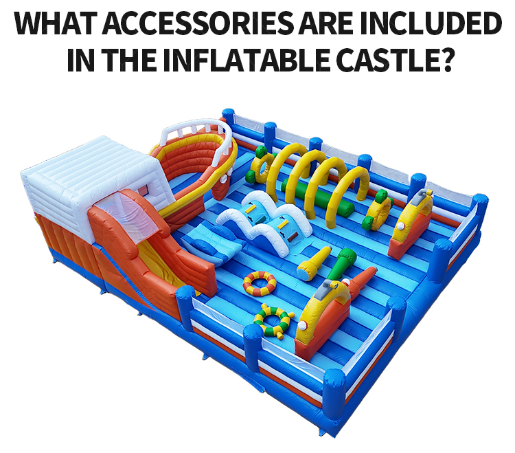 Customizable Large Inflatable Theme Park Obstacle Course