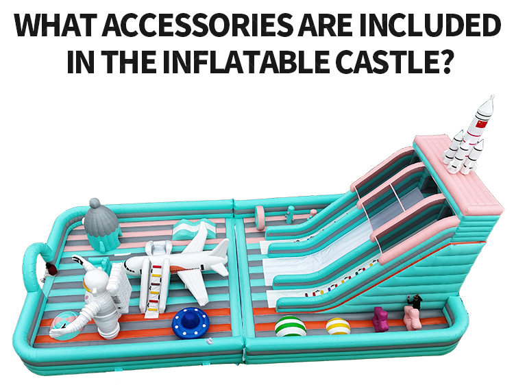 Customizable Size Large Inflatable Theme Park Obstacle Course Jumping Castle-Eco-Friendly PVC Material for Parties