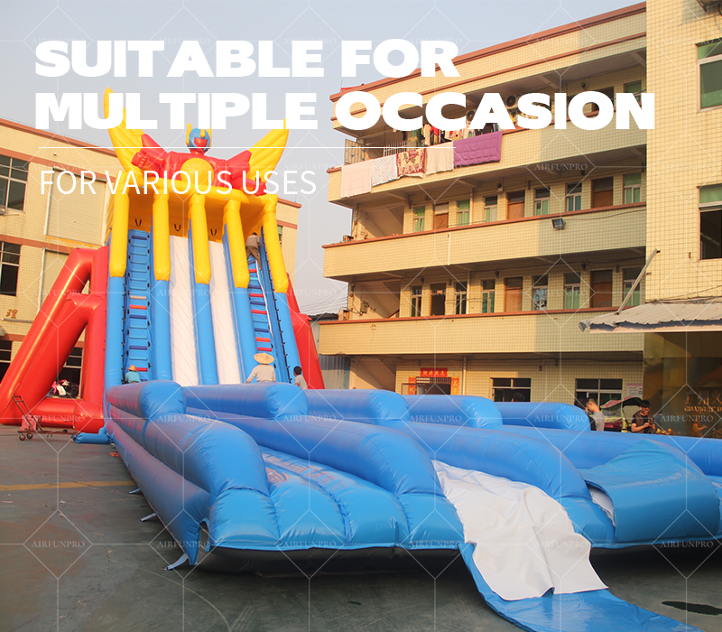 Custom Inflatable Dragon Head Slide: 0.55mm Plato PVC, EN14960 Certified!