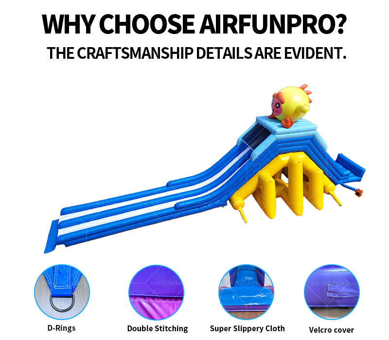 OEM/ODM Cartoon Themed Inflatable Giant Slide: Durable Craftsmanship for Commercial Use