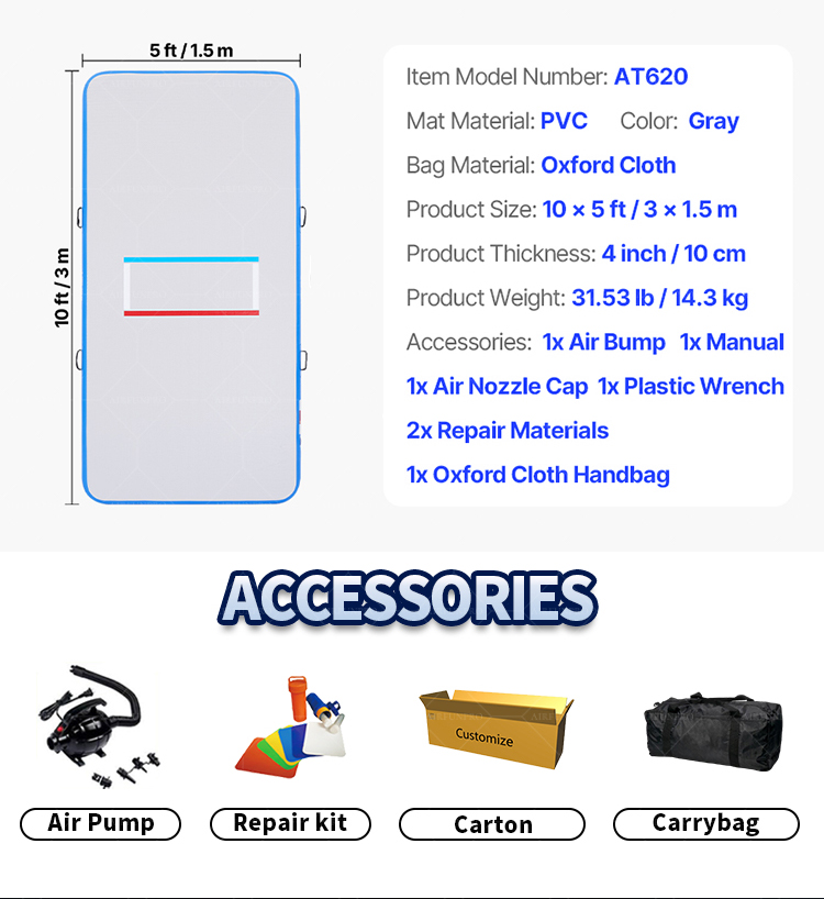 Inflatable Wrestling Mat 3m 5m 6m DWF Drop Stitch Jiu Jitsu BJJ MMA Grappling Training Mat Non-Slip PVC OEM Custom