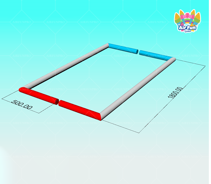 Inflatable Custom Outdoor Family Commercial Event Interactive Inflatable Sports Field Football Pitch Combo Court Soccer Pitch