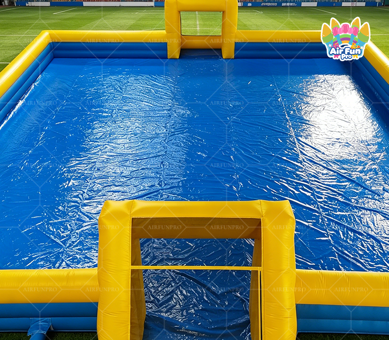 2026 New Style Customizable Commercial PVC Tarpaulin Inflatable Football/Soccer Field for Adults Rental Sales AirFunPro