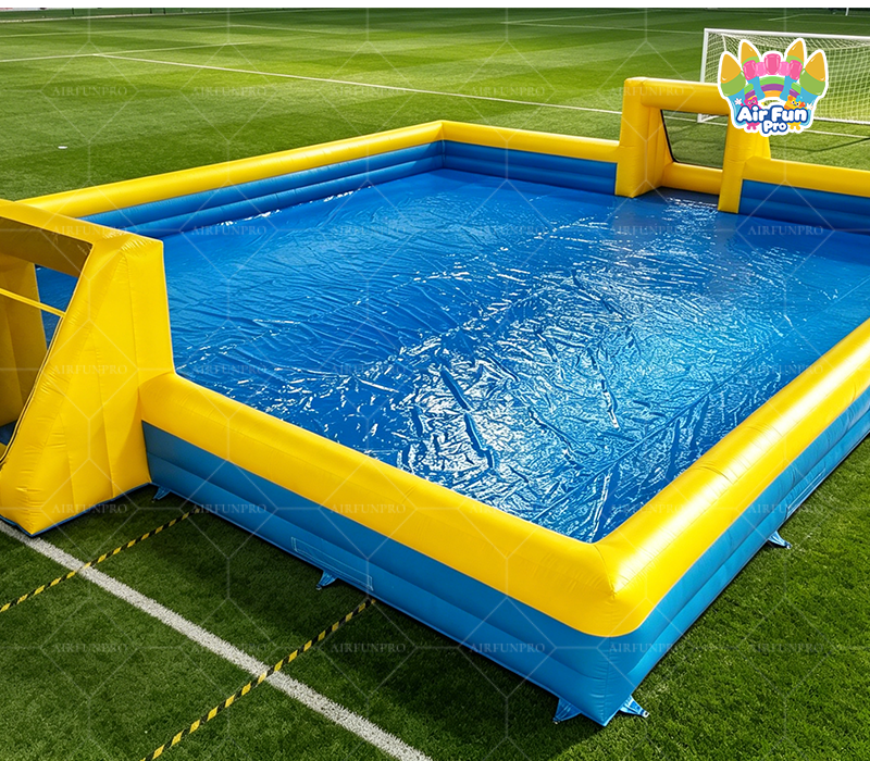 2026 New Style Customizable Commercial PVC Tarpaulin Inflatable Football/Soccer Field for Adults Rental Sales AirFunPro